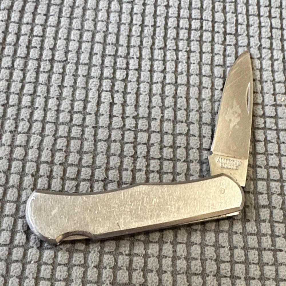 Stainless Steel Pocket Knife - Silver